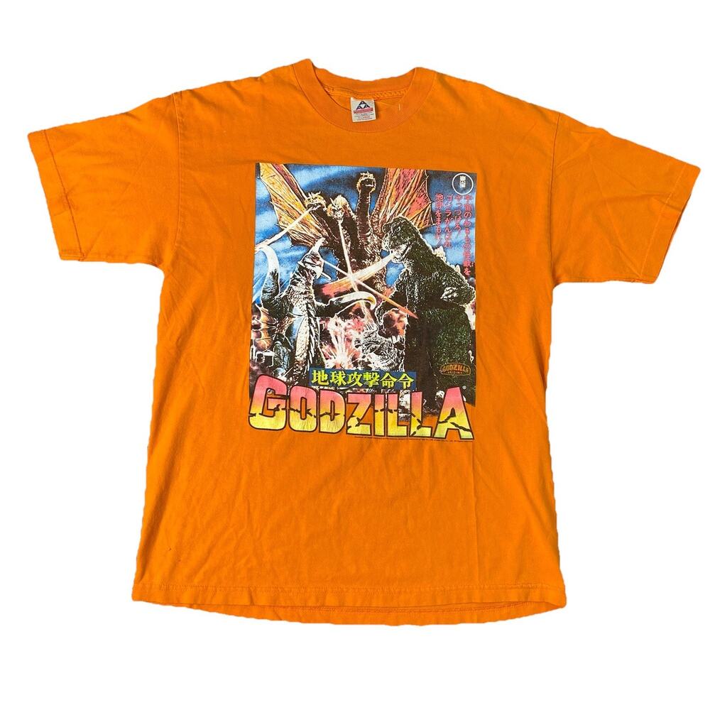 Rare Vintage 2000 Godzilla Origins Japanese Movie Promo Shirt Mens XL